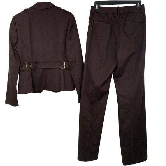 Isabella DeMarco Flare Power Suit NWT 2-Piece Size 2 & 4 Cotton Stretch 7530 - Picture 3 of 14